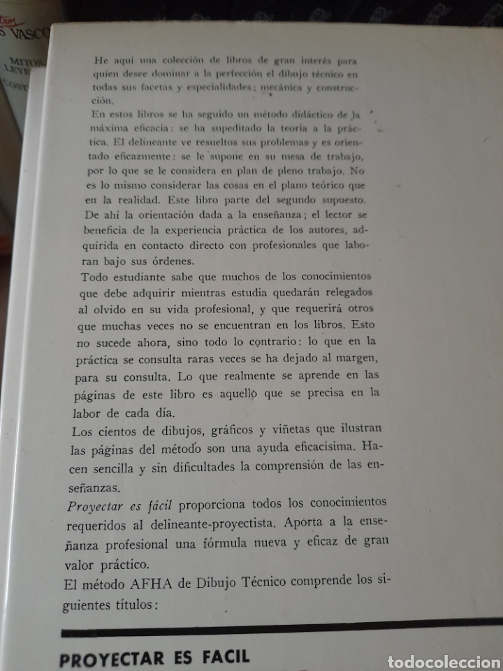 Libros de segunda mano: Proyectar es facil. Dibujo t&eacute;cnico - Foto 5