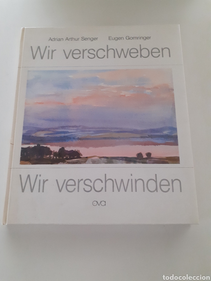 Libros de segunda mano: Wir verschweben wir verschwinden, Adrian Arthur Senger, Eugen Gomringer, 1991 alem&aacute;n - Foto 1
