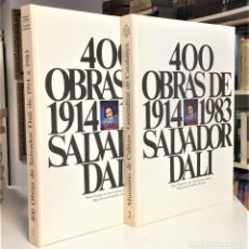 Libros de segunda mano: 400 OBRAS DE SALVADOR DALÍ DE 1914 A 1983. MINISTERIO DE CULTURA.. Lote 348738772