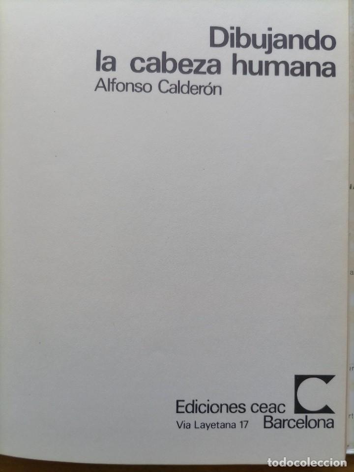 Libros de segunda mano: Dibujando la cabeza humana A. Calder&oacute;n - Foto 4