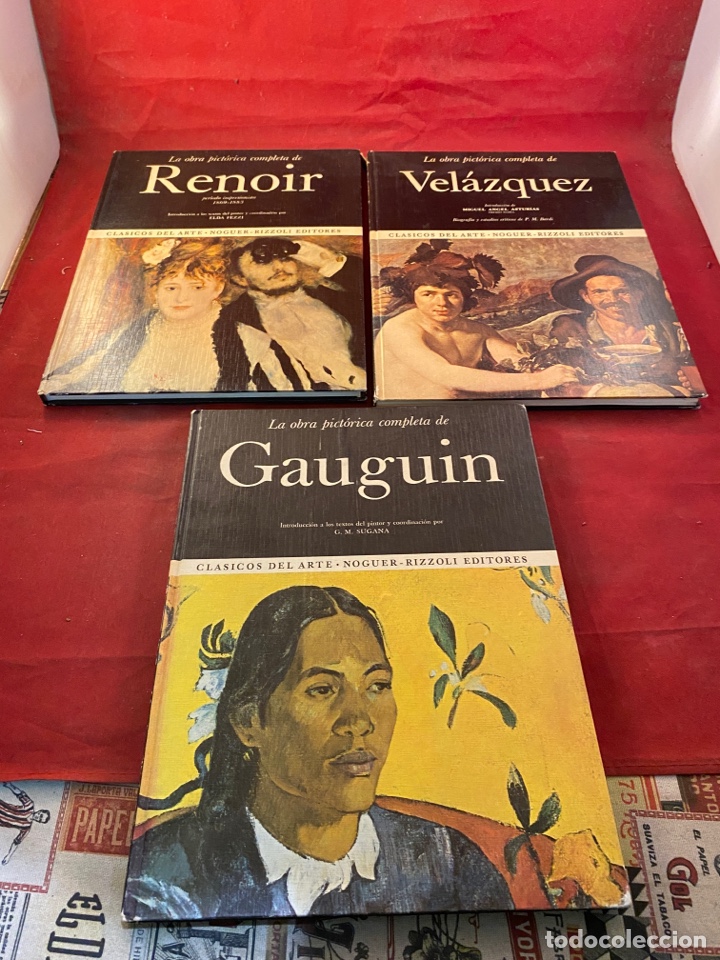 Libros de segunda mano: Las obras pict&oacute;ricas completas de RENOIR, VEL&Aacute;ZQUEZ Y GAUGUIN