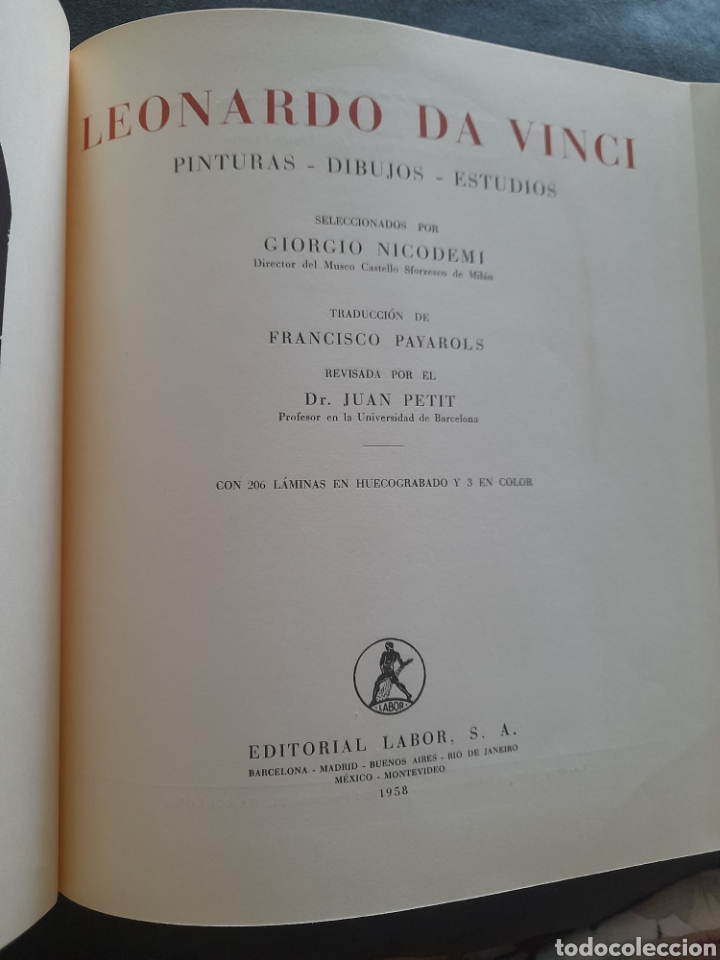 Libros de segunda mano: Leonardo. Giorgio Nicodemi - Foto 2