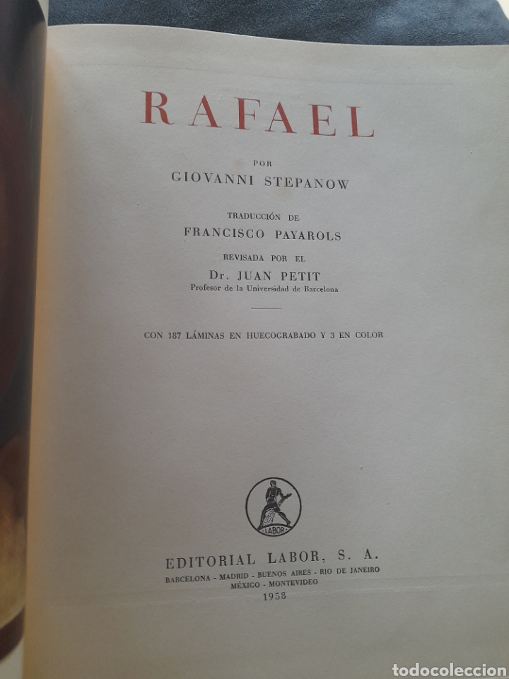Libros de segunda mano: Rafael. Giovanni Stepanov - Foto 2