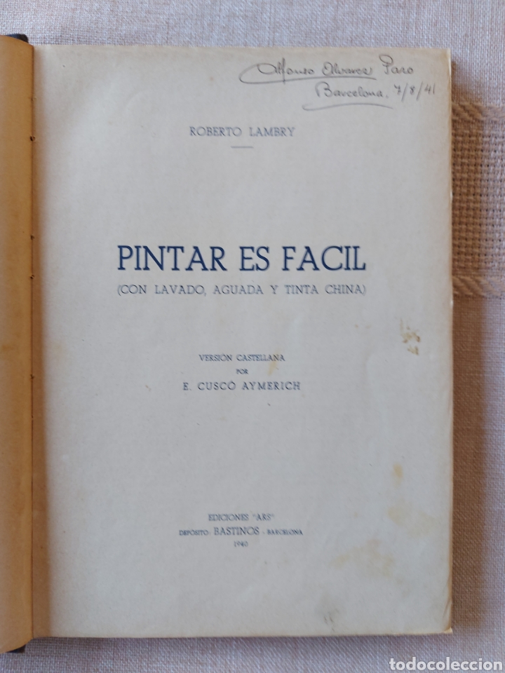 Libros de segunda mano: Pintar es f&aacute;cil. Lambry. 1940 - Foto 2