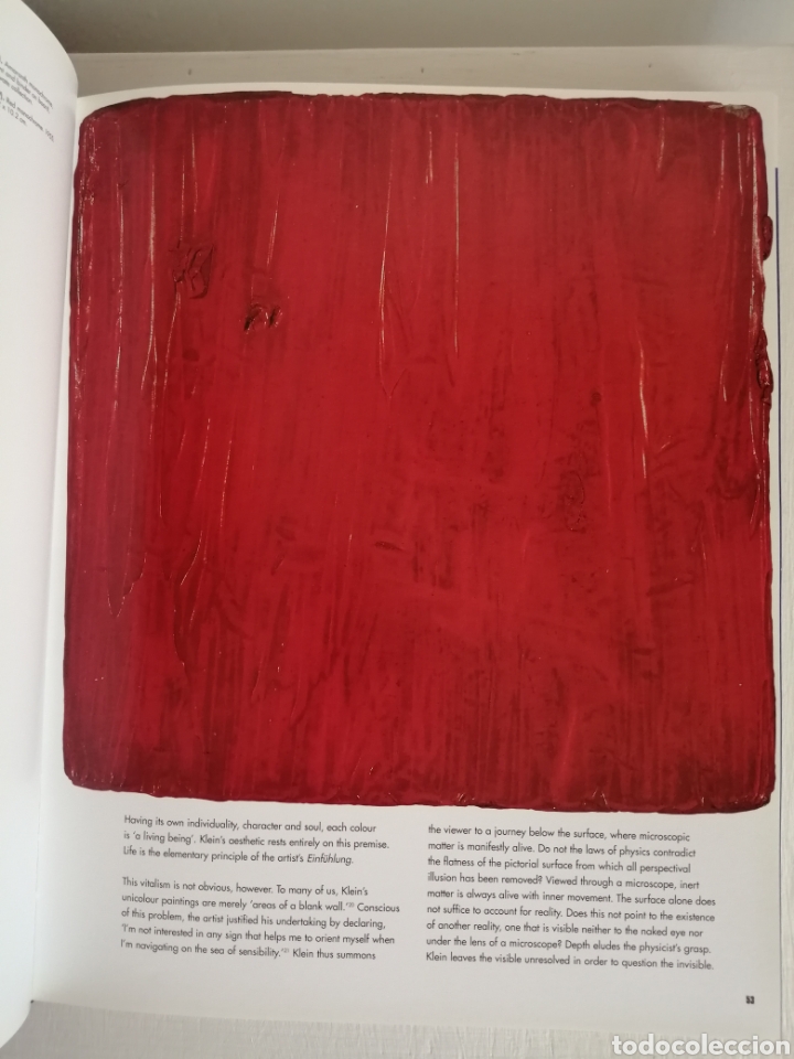 Libros de segunda mano: Yves Klein. Nicolas Charlet. Edici&oacute;n a&ntilde;o 2000. - Foto 3