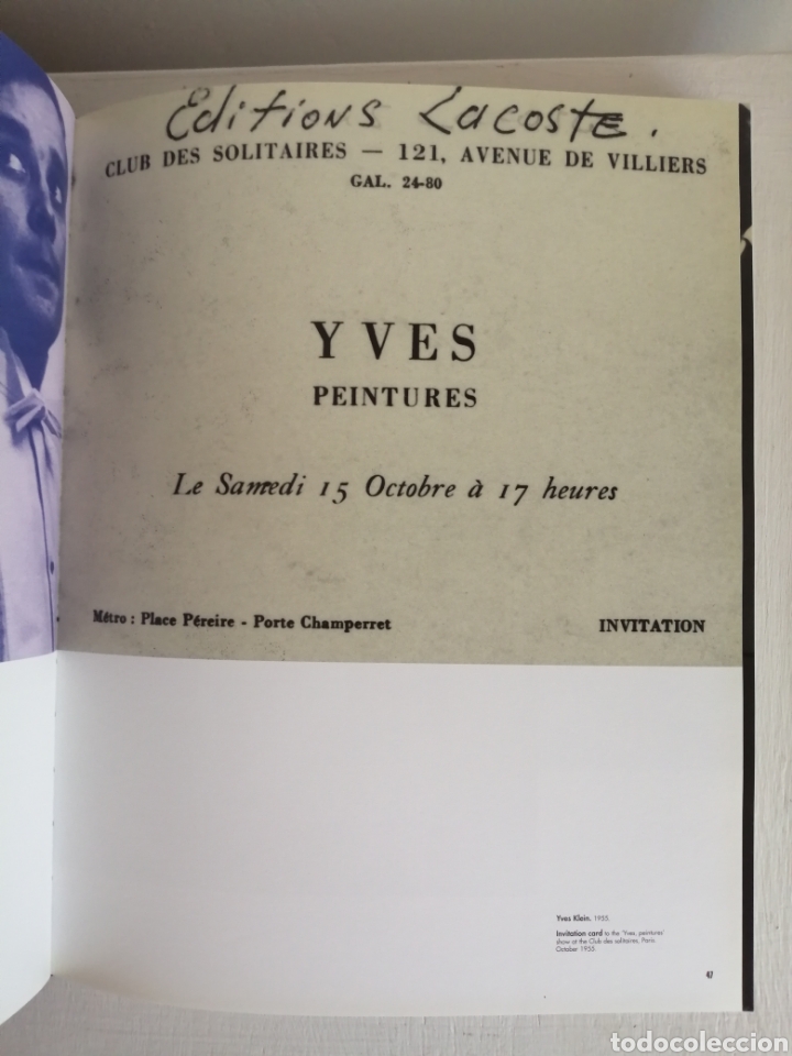 Libros de segunda mano: Yves Klein. Nicolas Charlet. Edici&oacute;n a&ntilde;o 2000. - Foto 4