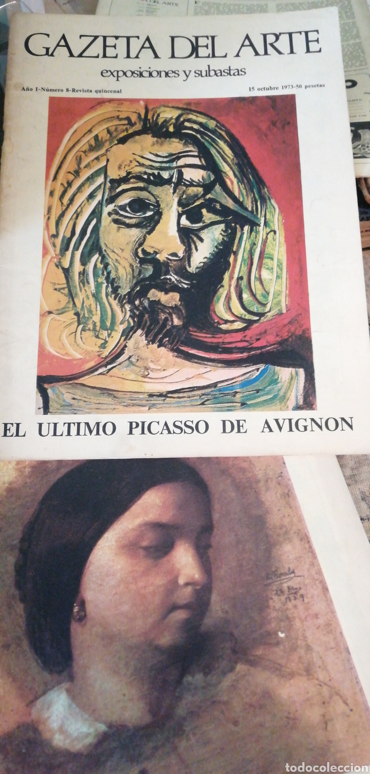 Gebrauchte B&uuml;cher: 1974 Gaceta Del Arte Exposiciones Y Subastas A&ntilde;o I N&ordm; 8 Manuel Martin Ferran. El ultimo Picaso de Av