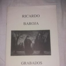 Libros de segunda mano: RICARDO BAROJA GRABADOS 1871 1953. Lote 356595540