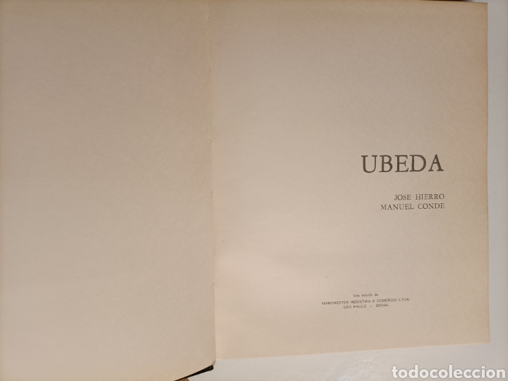 Libros de segunda mano: &Uacute;beda . Jos&eacute; hierro Manuel Conde - Foto 8