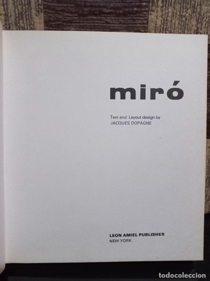 Libros de segunda mano: Jacques Dopagne - Mir&oacute; - 1974 - Foto 3
