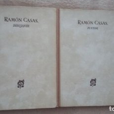Libros de segunda mano: RAMÓN CASAS - PINTOR Y DIBUJANTE ( 2 LIBROS ) - EDITORIAL OMEGA - J.F. RÁFOLS -. Lote 360434240
