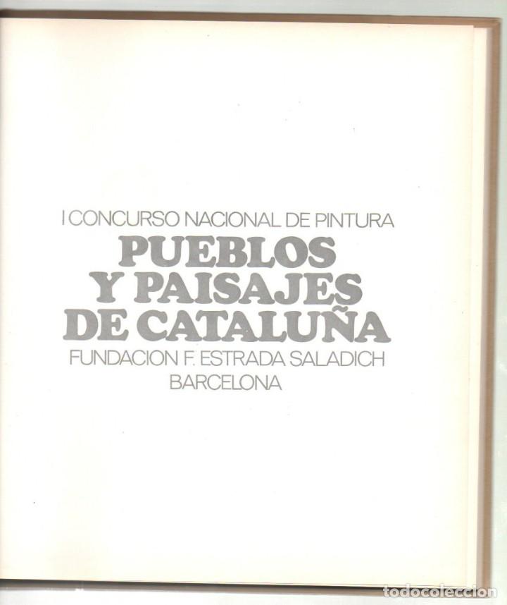 Libros de segunda mano: I CONCURSO NACIONAL DE PINTURA - PUEBLOS Y PAISAJES DE CATALU&Ntilde;A. ESTRADA SALADOCH 1970