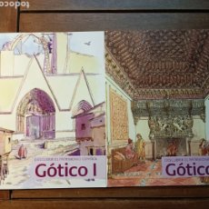 Libros de segunda mano: GOTICO I Y II DESCUBRIR EL PATRIMONIO ESPAÑOL. ARTE. MIGUEL SOBRINO