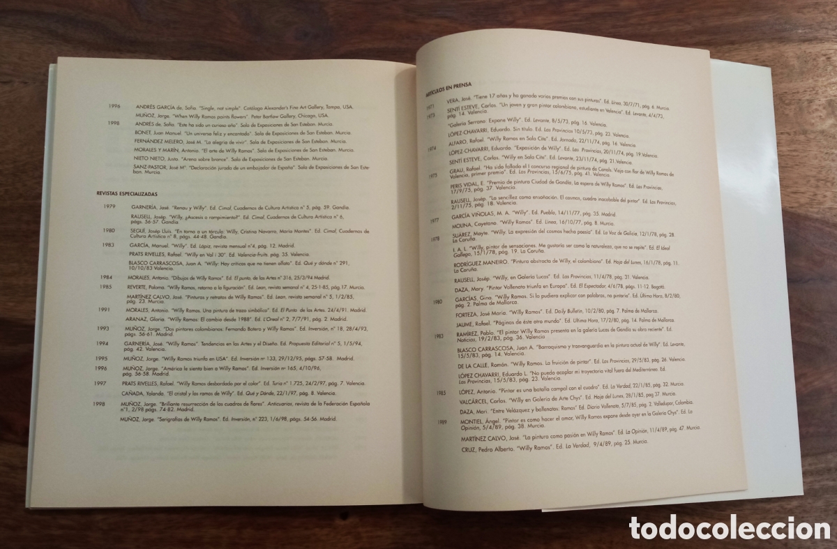 Libros de segunda mano: Willy Ramos. Cat&aacute;logo exposici&oacute;n - Foto 8