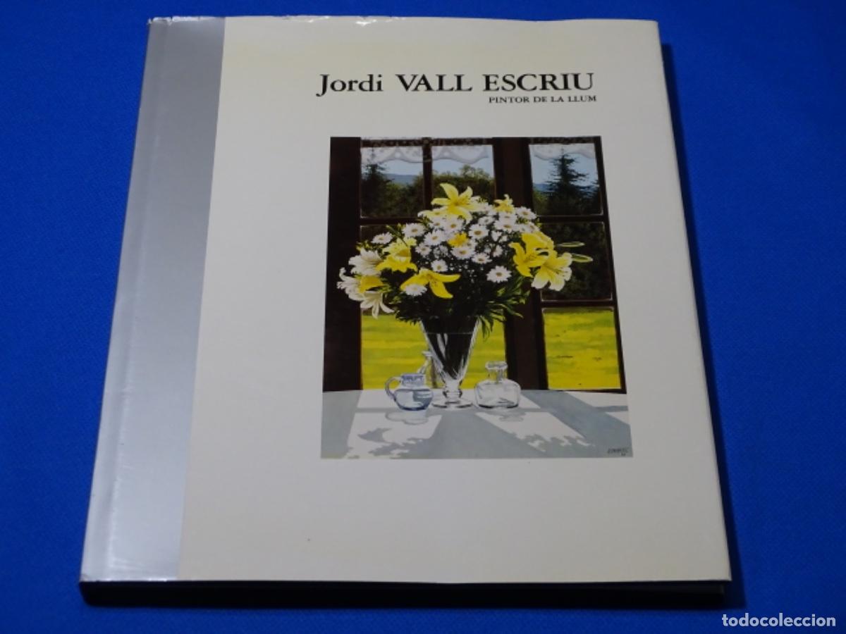 Libros de segunda mano: JORDI VALL ESCRIU. DEDICADO. PINTOR DE LA LLUM. 84 PAG. TARJETAS.