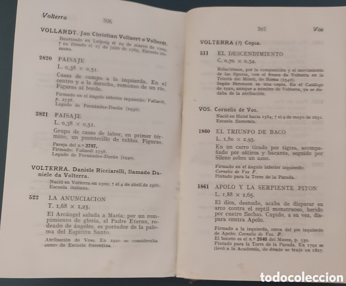 Libros de segunda mano: Cat&aacute;logo de los cuadros .museo del Prado .1945 - Foto 8