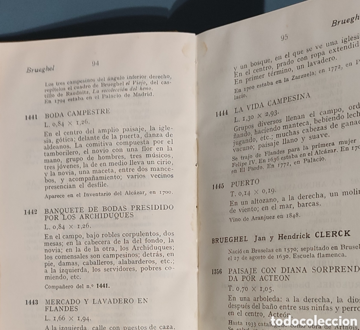 Libros de segunda mano: Cat&aacute;logo de los cuadros .museo del Prado .1945 - Foto 5