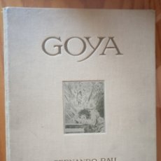Libros de segunda mano: GOYA. FERNANDO RAU. EDICIÓN LIMITADA Y NUMERADA. LISBOA 1953.