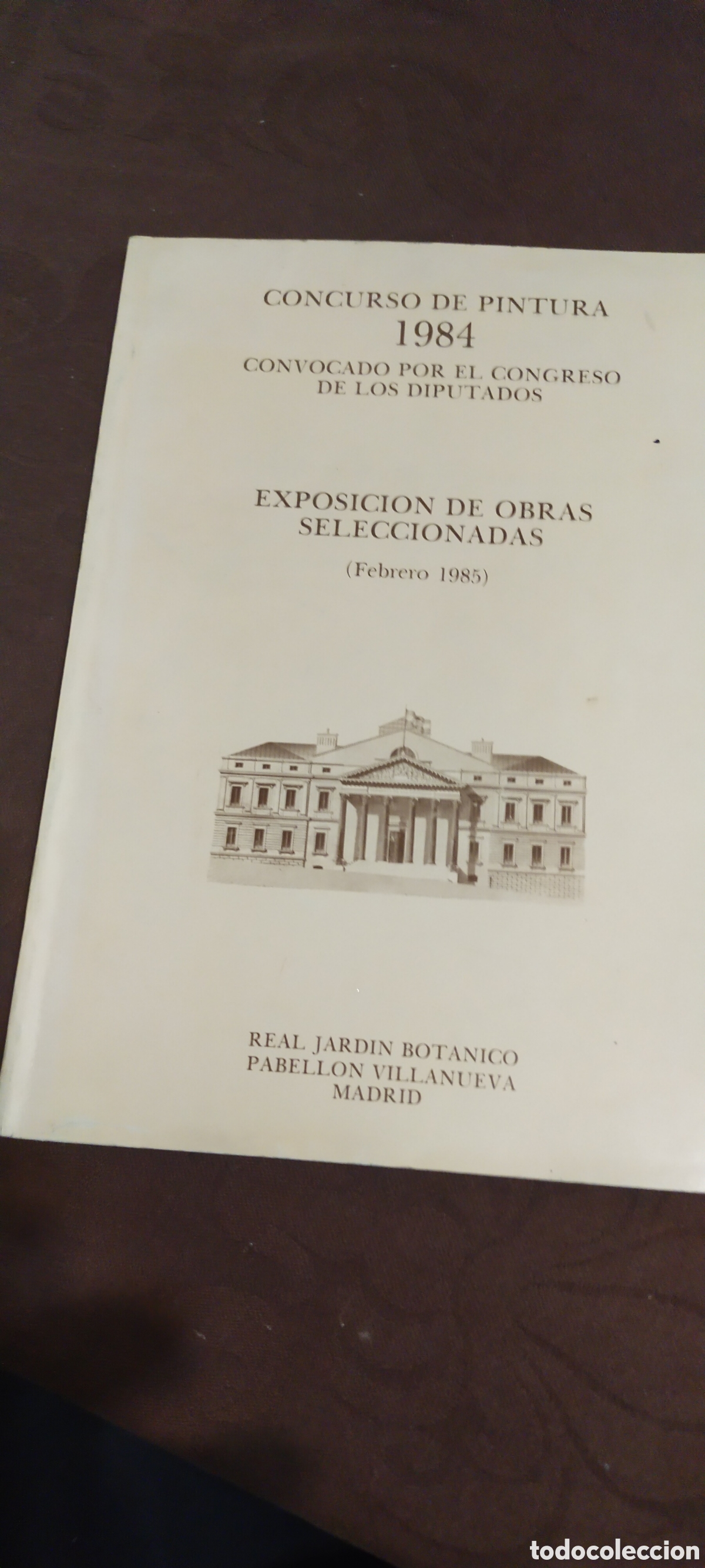Libros de segunda mano: Concurso de pintura 1984 convocado por el Congreso de los diputados