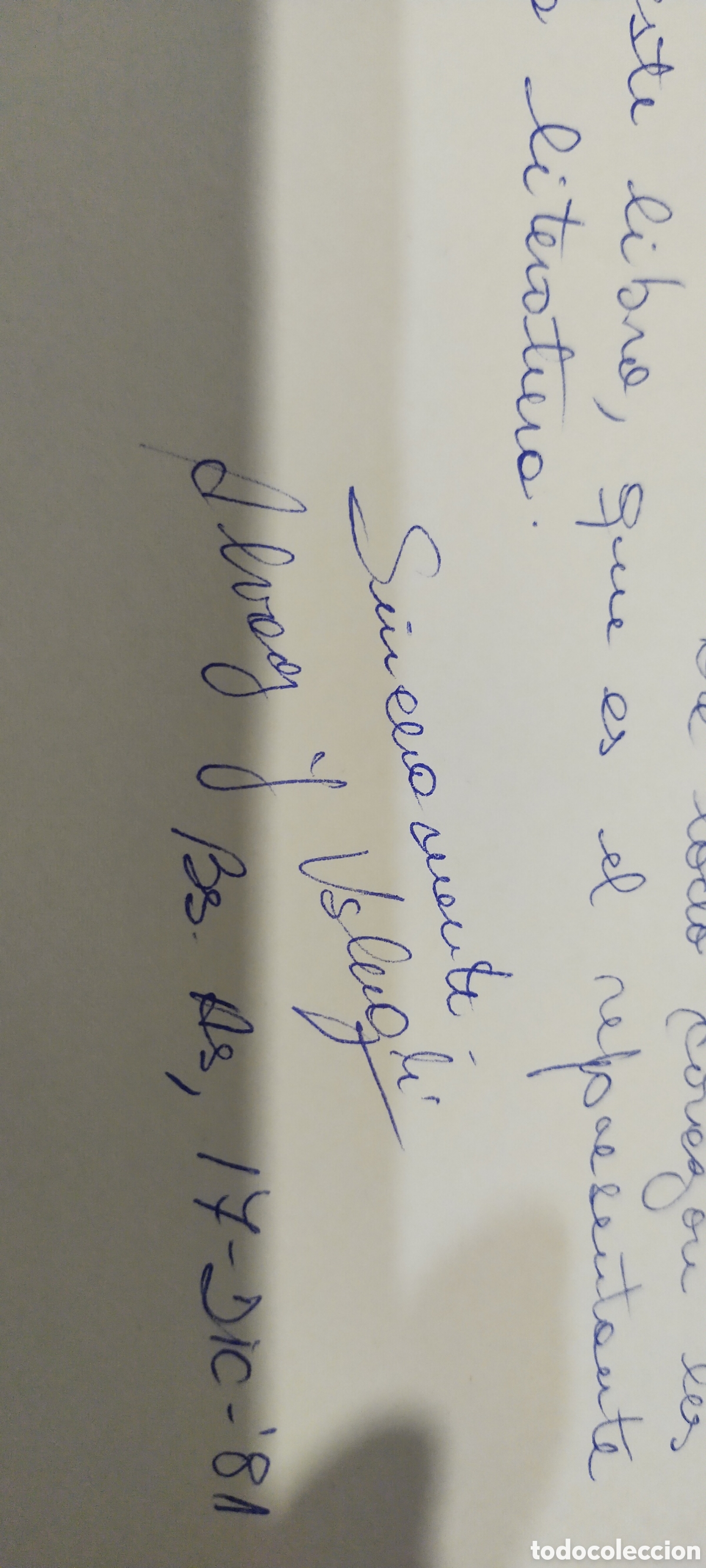 Libros de segunda mano: Mart&iacute;n Fierro 72 con dedicatoria - Foto 3