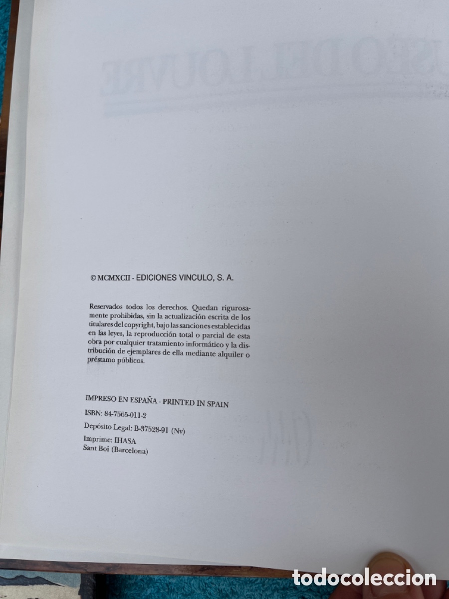 Libros de segunda mano: MUSEO DEL LOUVRE. En buen estado. - Foto 6