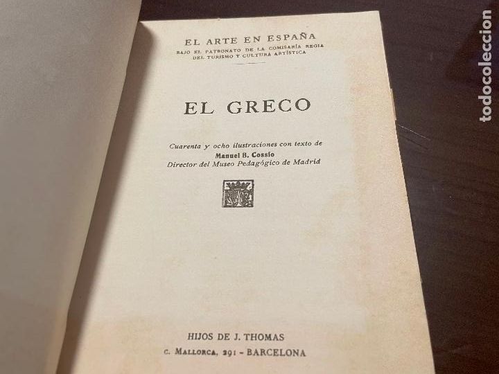 Libros de segunda mano: EL ARTE EN ESPA&Ntilde;A. EL GRECO - Foto 2