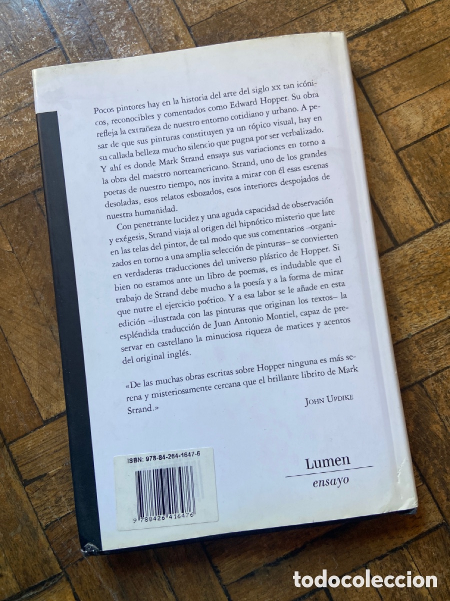Libros de segunda mano: Hopper - Mark Strand - Lumen (2008) - Foto 4