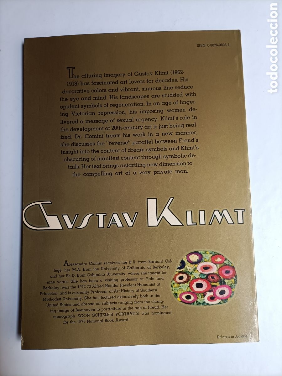 Libros de segunda mano: Gustav klimt . Alessandra Com&iacute;ni .. libro en ingl&eacute;s - Foto 5