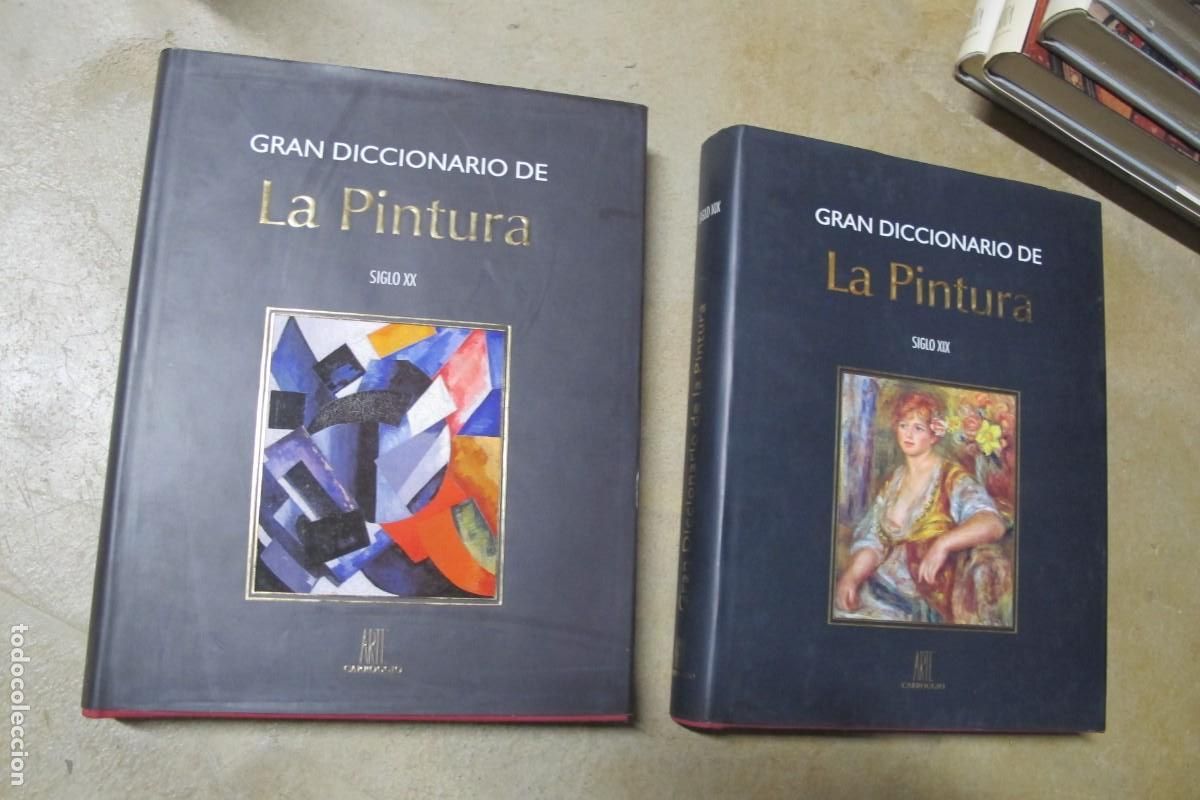 Libros de segunda mano: 2 GRAN DICCIONARIO DE LA PINTURA. ARTE CARROGGIO. SIGLO XIX. SIGLO XX