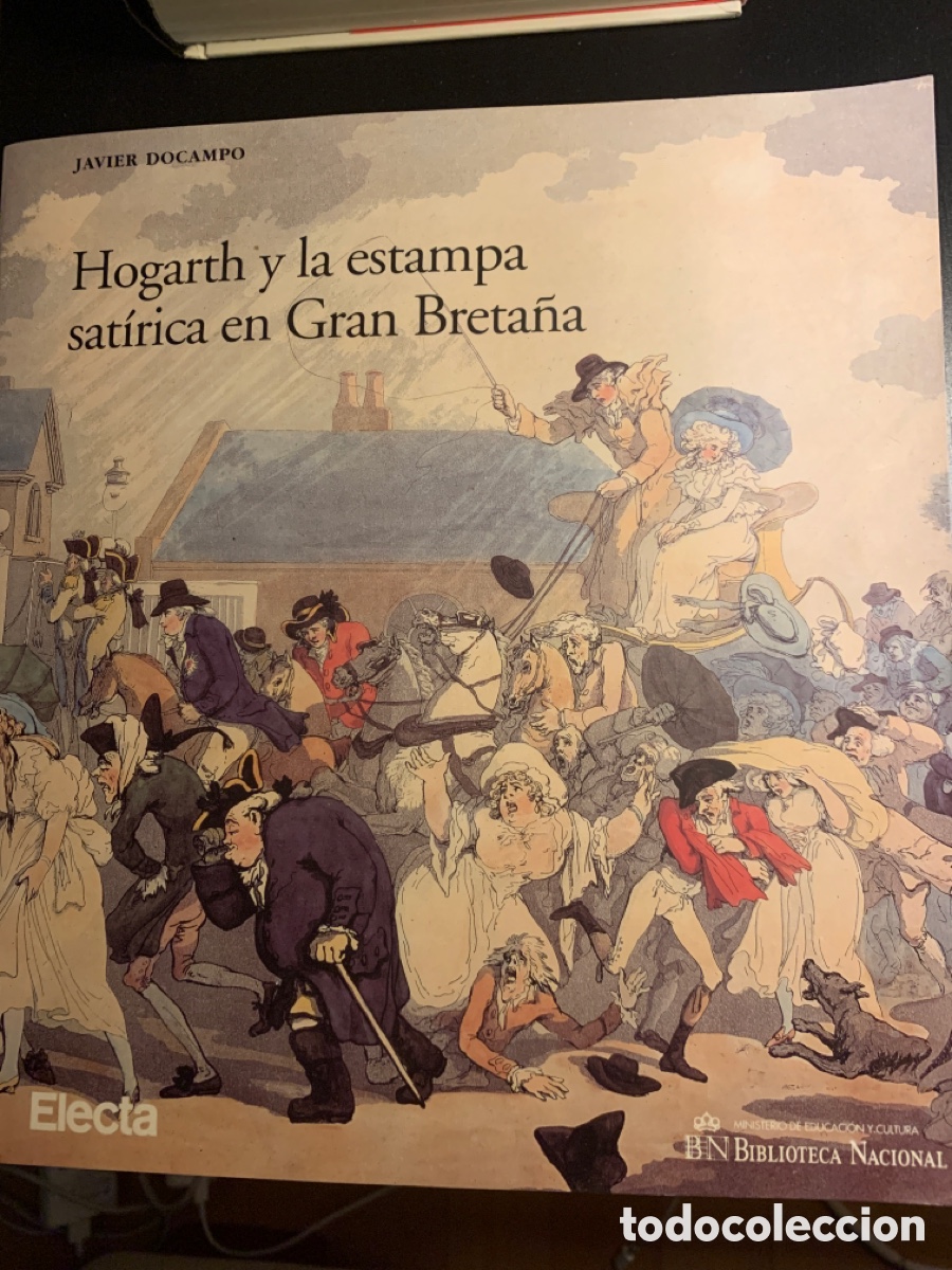 Gebrauchte B&uuml;cher: Javier Docampo: Hogarth y la estampa sat&iacute;rica
