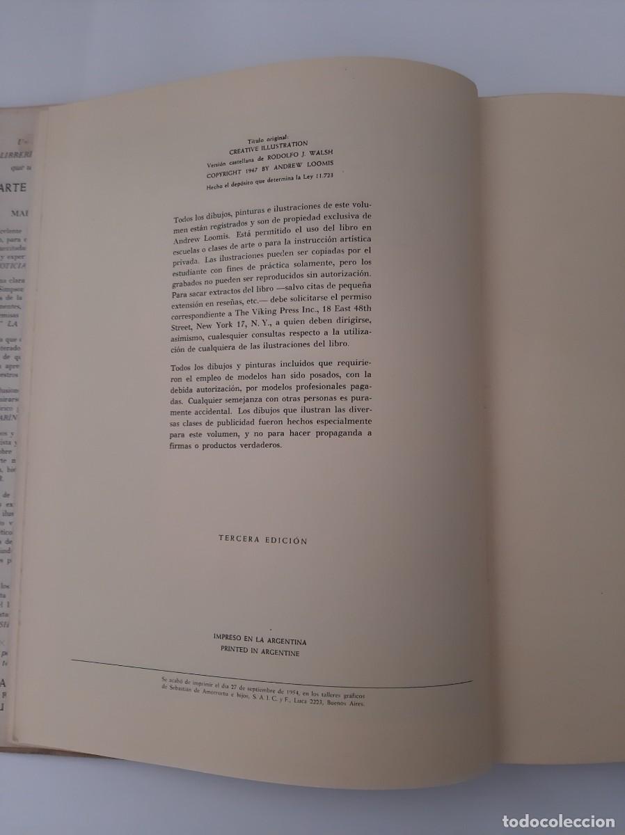 Libros de segunda mano: Ilustracion creadora. Andrew Loomis - Foto 5