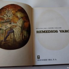 Libros de segunda mano: OCTAVIO PAZ: REMEDIOS VARO - EDICIONES ERA MÉXICO - 1ª PRIMERA EDICIÓN 1966. Lote 392708059
