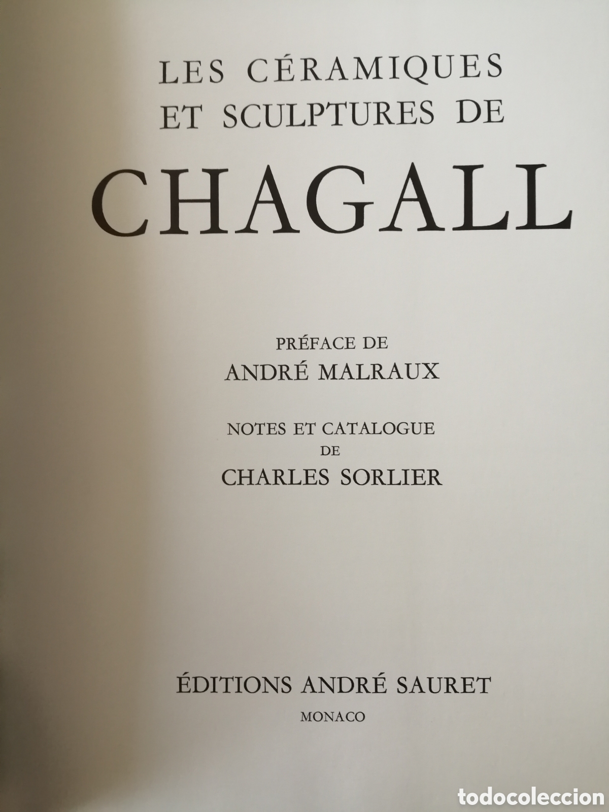 Libros de segunda mano: Chagall. Ceramiques Sculptures. - Foto 3