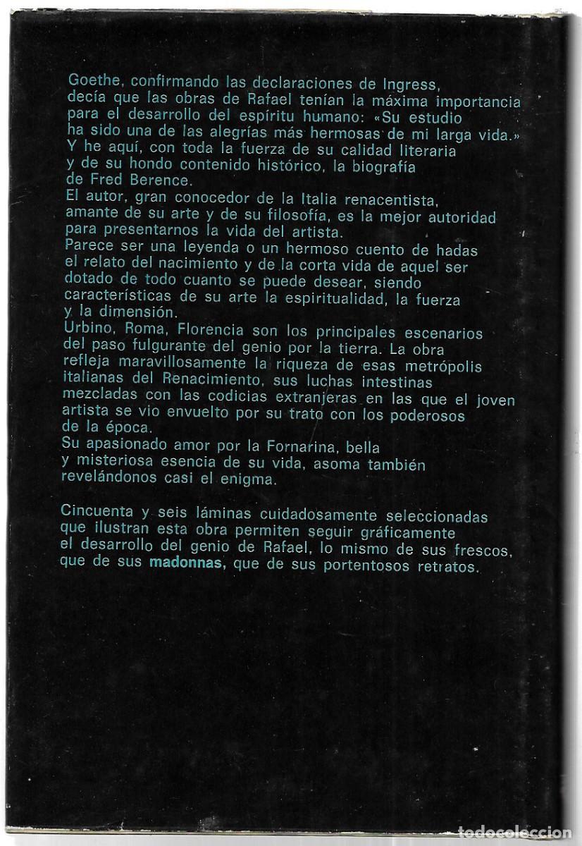 Libros de segunda mano: Fred Berence . Rafael o el poder del esp&iacute;ritu - Foto 2