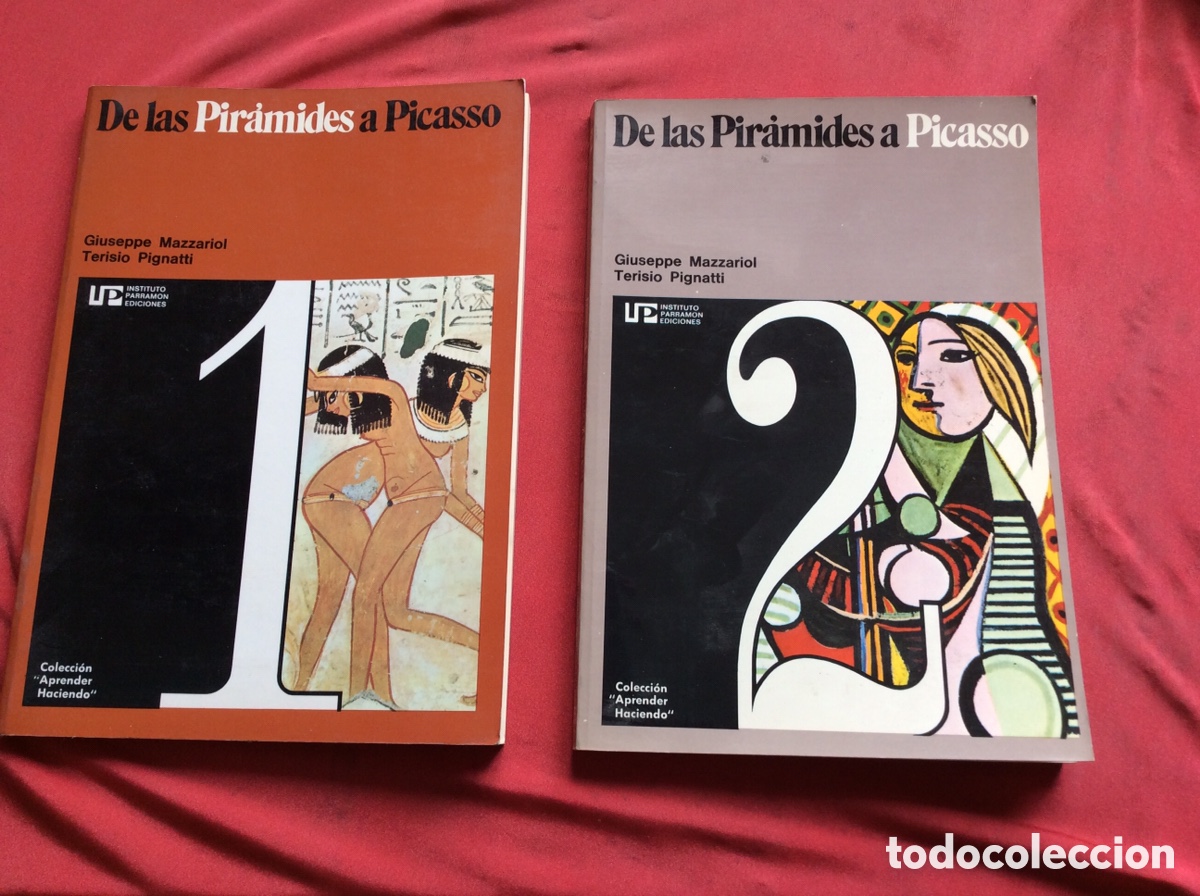 Libros de segunda mano: De las pir&aacute;mides a Picasso lote dos libros - Foto 1
