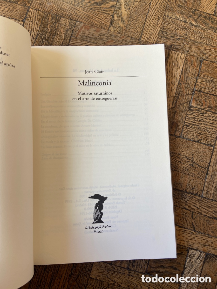 Libros de segunda mano: Malinconia - Jean Clair - Visor (1999) - Foto 3