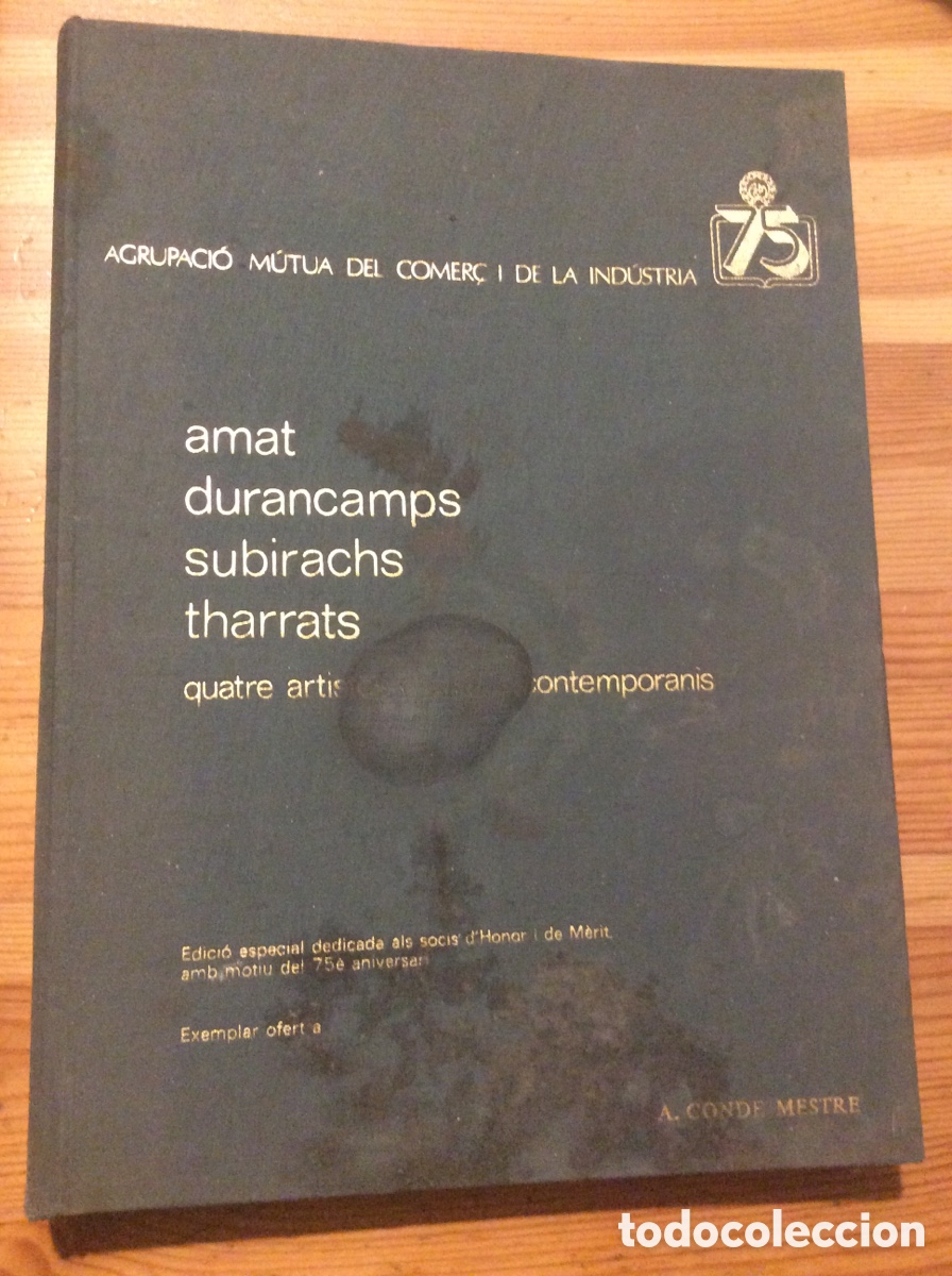 Libros de segunda mano: Quatre artistes contemporanis Amat Durancamps Subirachs Tharrats