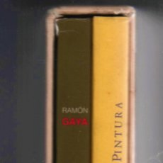 Libros de segunda mano: RAMÓN GAYA CAJA CARTÓN DOS TOMOS ROTATIVA MUSEO ARTE CONTEMPORÁNEO IGLESIA SAN ESTEBAN MURCIA 1989. Lote 400032459