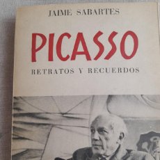 Libros de segunda mano: PICASSO. RETRATOS Y RECUERDOS - JAIME SABARTES. Lote 400616334