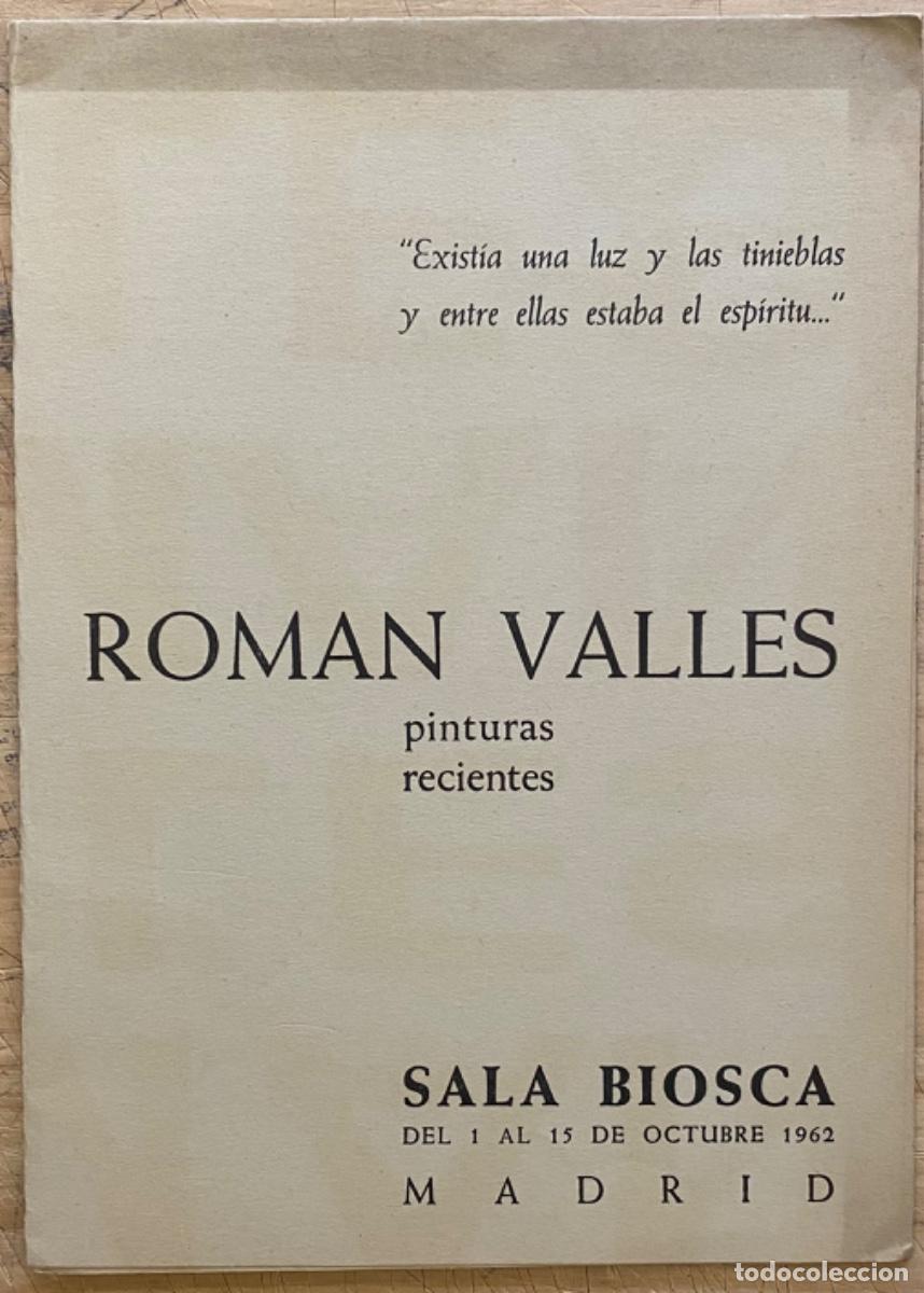Second hand books: Roman Valles. Pinturas Recientes (Sala Biosca 1962)