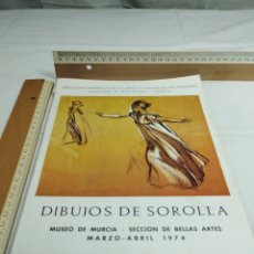 Libros de segunda mano: DIBUJOS DE SOROLLA. MUSEO DE MURCIA, 1974 KKB