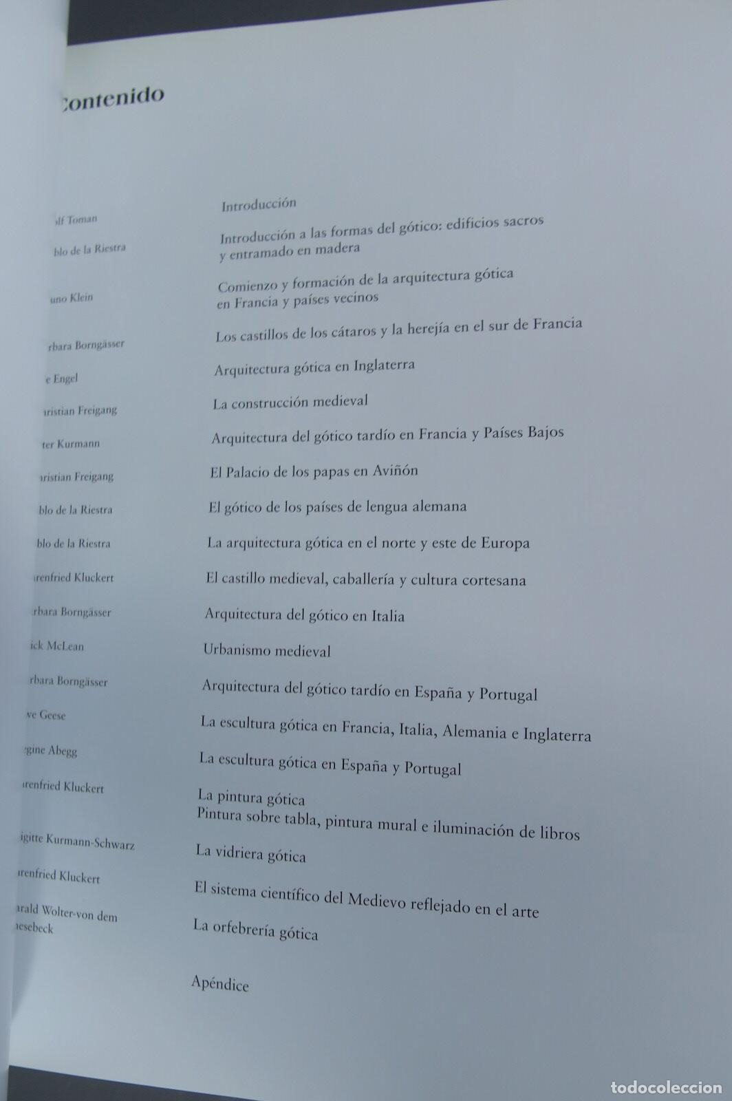 Libros de segunda mano: El g&oacute;tico. Achim Bednorz - Foto 2