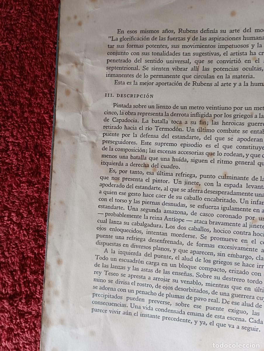 Libros de segunda mano: FORMA Y COLOR. RUBENS, EL COMBATE DE LAS AMAZONAS - Foto 13