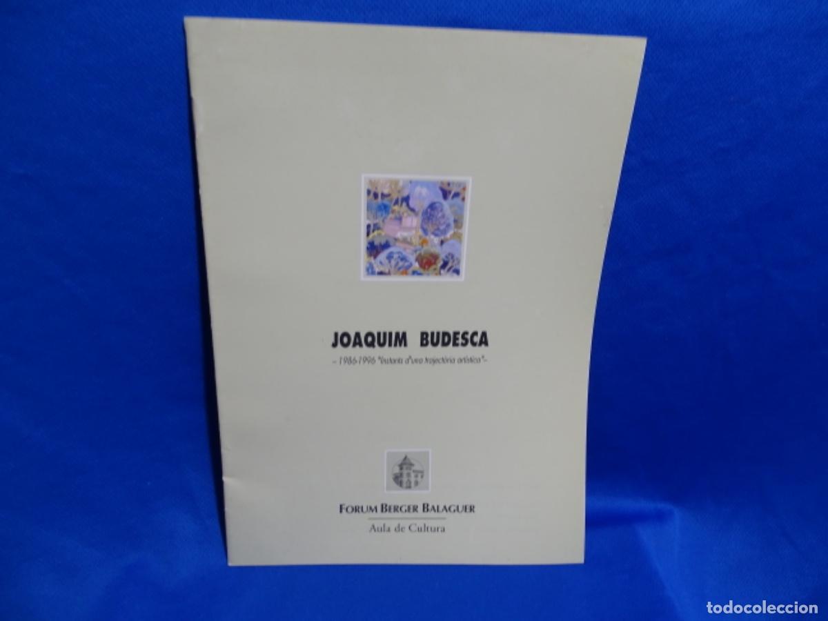 Second hand books: JOAQUIM BUDESCA. 1986-1996. INSTANTS D&rsquo;UNA TRAJECTORIA ART&Iacute;STICA.