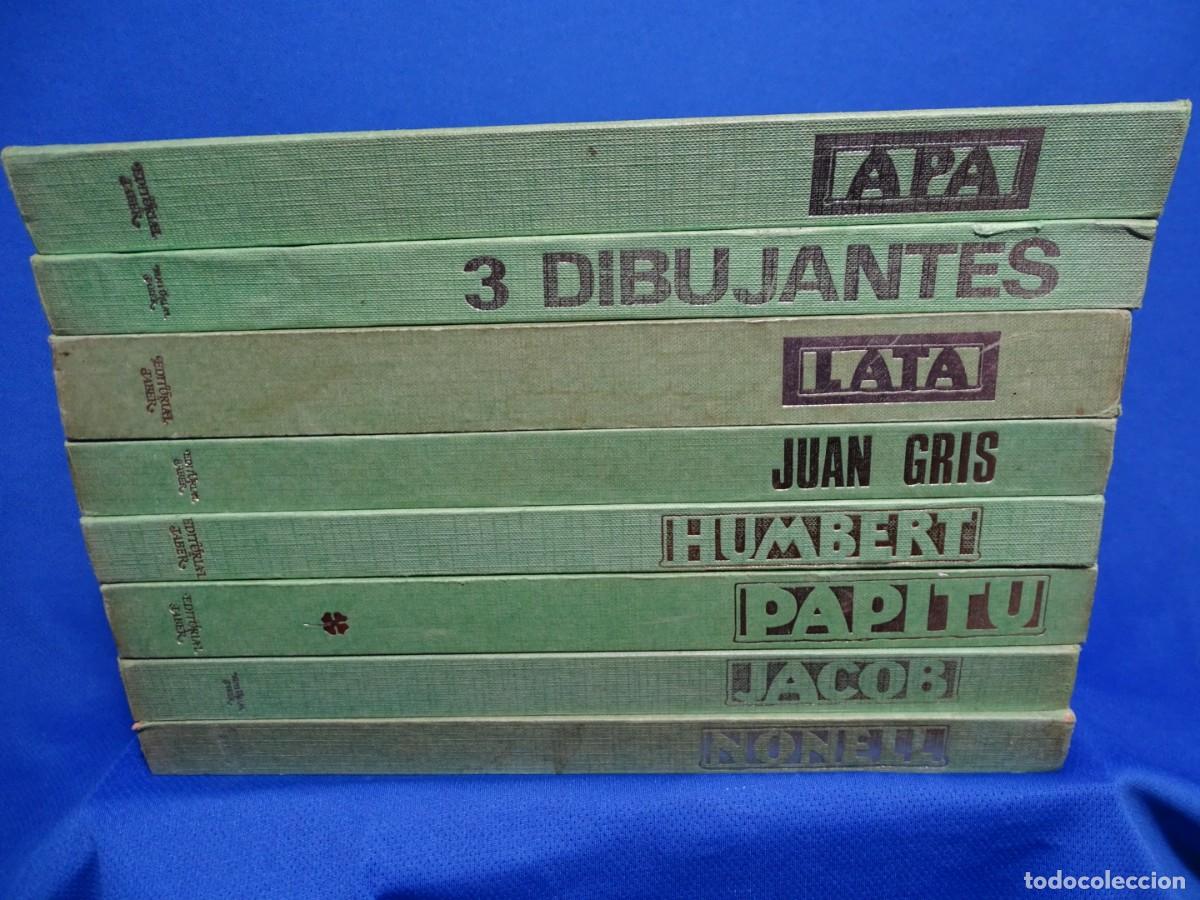 Livres d'occasion: 8 LIBROS GRANDES DIBUJANTES. NONELL, JACOB, GRIS, HUMBERT, APA ETC.