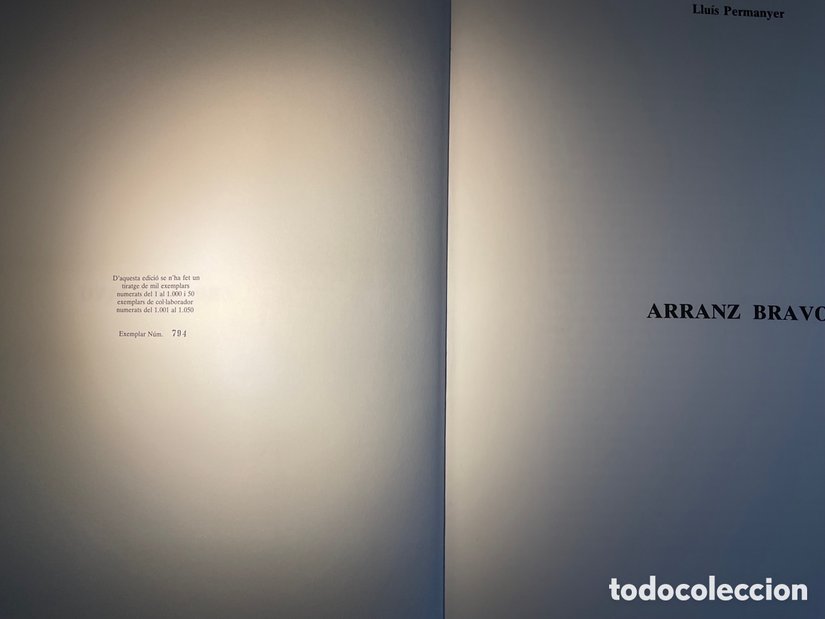 Libros de segunda mano: Arranz Bravo libro gran formato Edici&oacute;n numerada - Foto 2