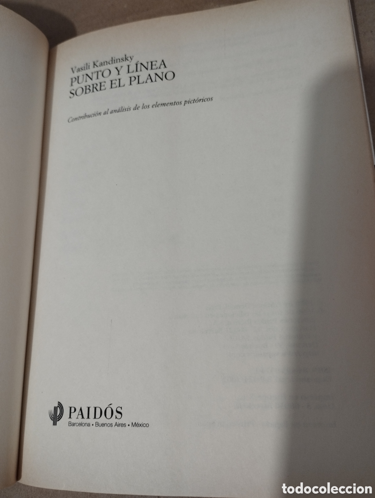 Libros de segunda mano: PUNTO Y L&Iacute;NEA SOBRE EL PLANO (KANDINSKY) - Foto 2