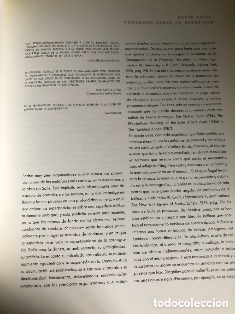 Libros de segunda mano: David Salle (catalogo de exposiciones) - Foto 3