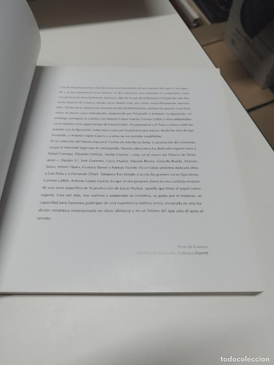 Libros de segunda mano: Lucio Mu&ntilde;oz obra sobre papel. Museo Sofia. - Foto 7