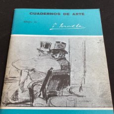 Libros de segunda mano: CUADERNOS DE ARTE Nº 30 - DIBUJOS DE JOAQUIN SOROLLA - TEXTO VICENTE AGUILERA CERNI